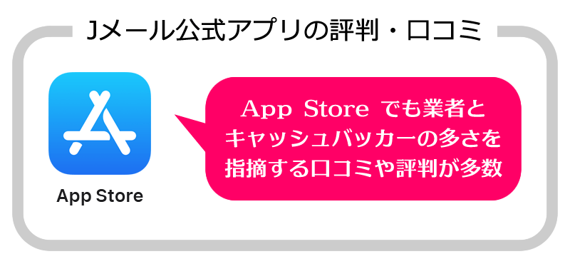 Jメール公式アプリの評判・口コミ評価